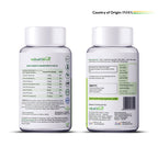 Health Veda Organics Plant Based Vitamin B-12 Capsules | Grocsy