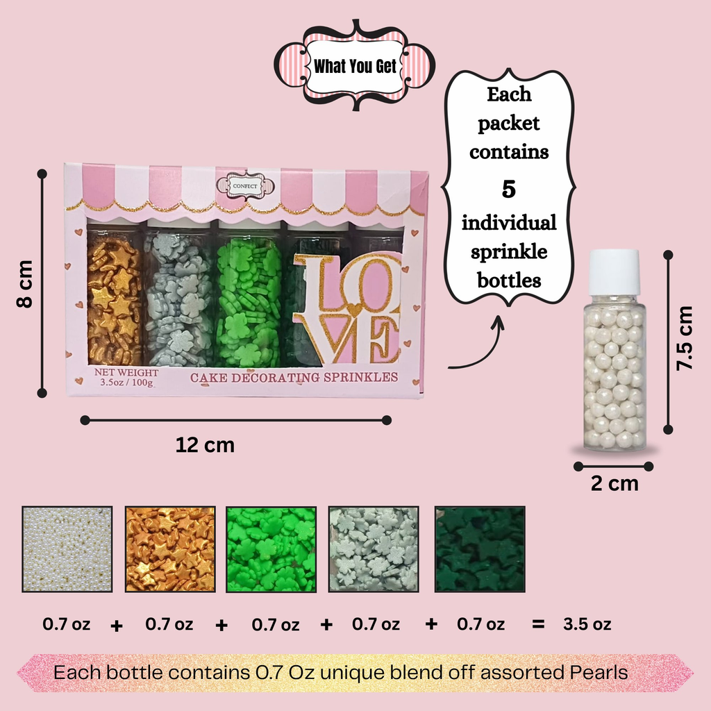 Confect St. Patrick's Sprinkles Multipack 1 | Grocsy