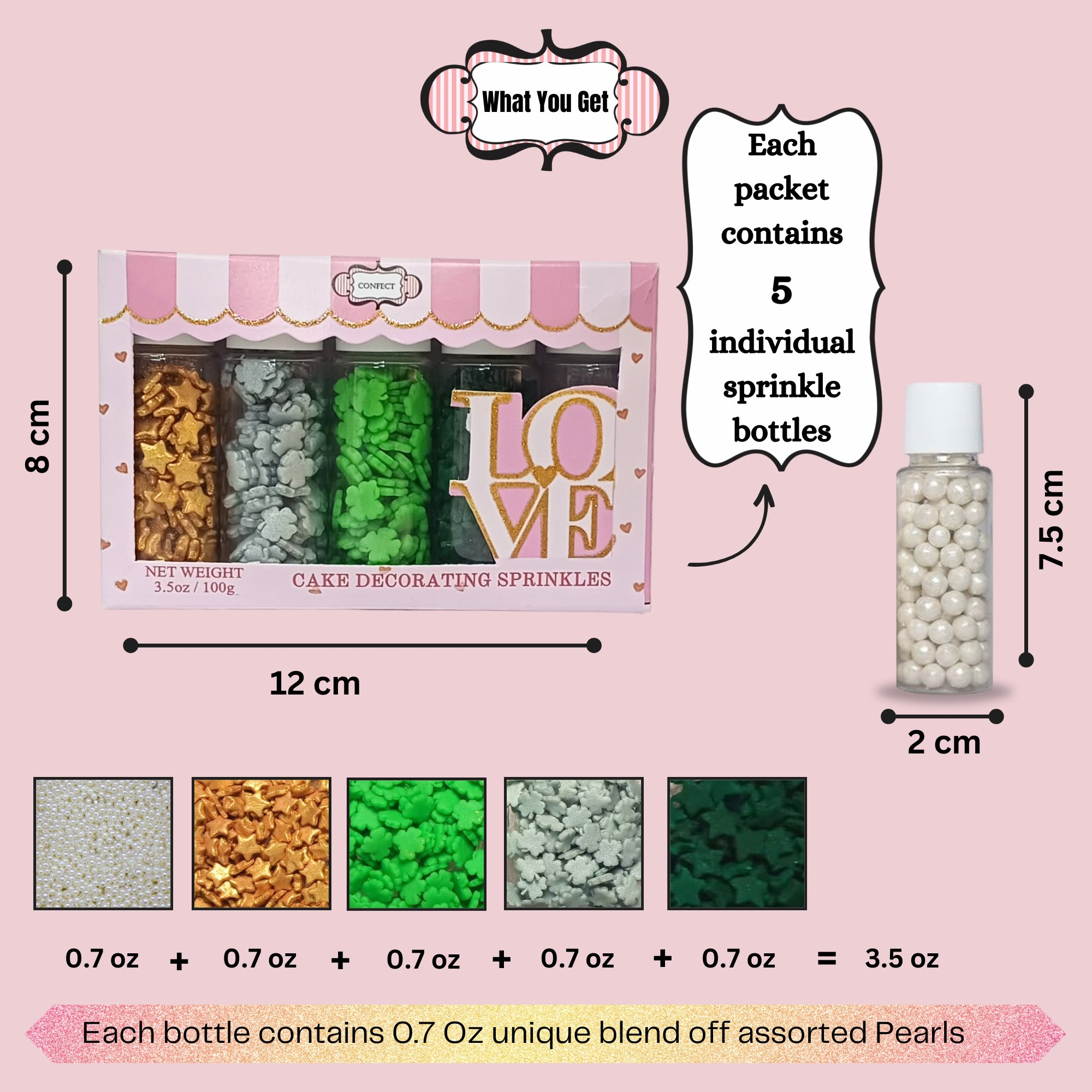 Confect St. Patrick's Sprinkles Multipack 1 | Grocsy