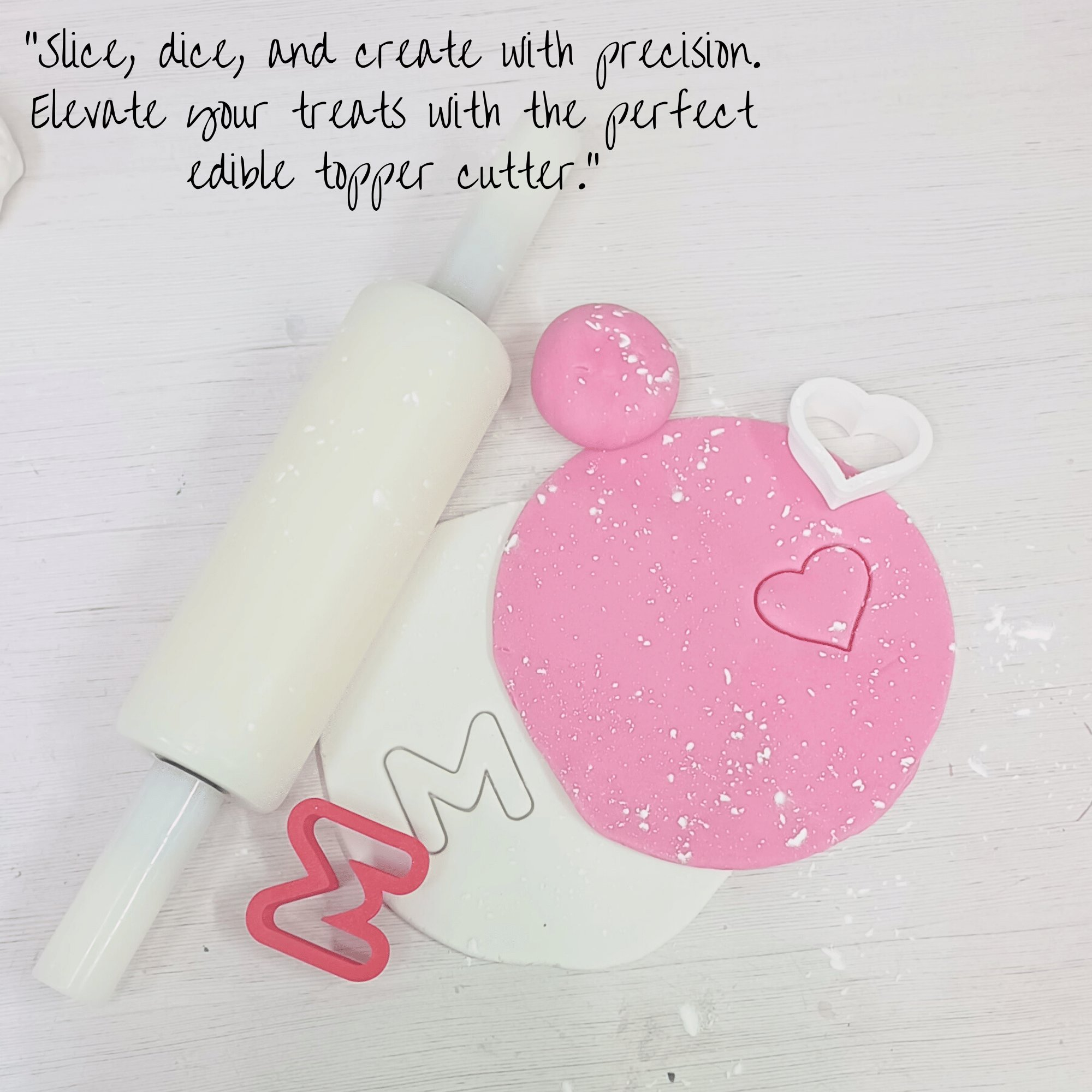 Confect Toppers Cutters | Best Mom Ever Topper Cutter | Fondant Cutter | (MDay-Cutters-06) | Grocsy