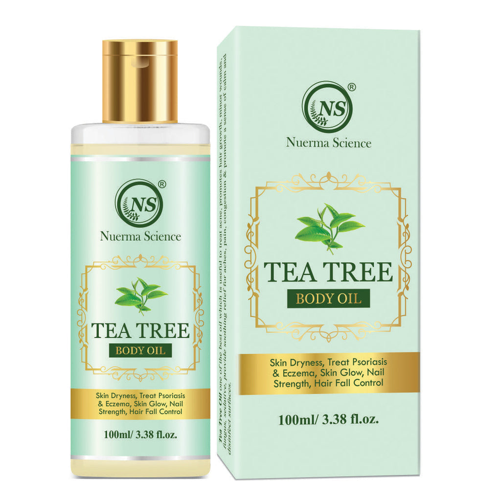 Nuerma Science Tea Tree Body Oil for Skin Cleansing & Moisturization | Grocsy