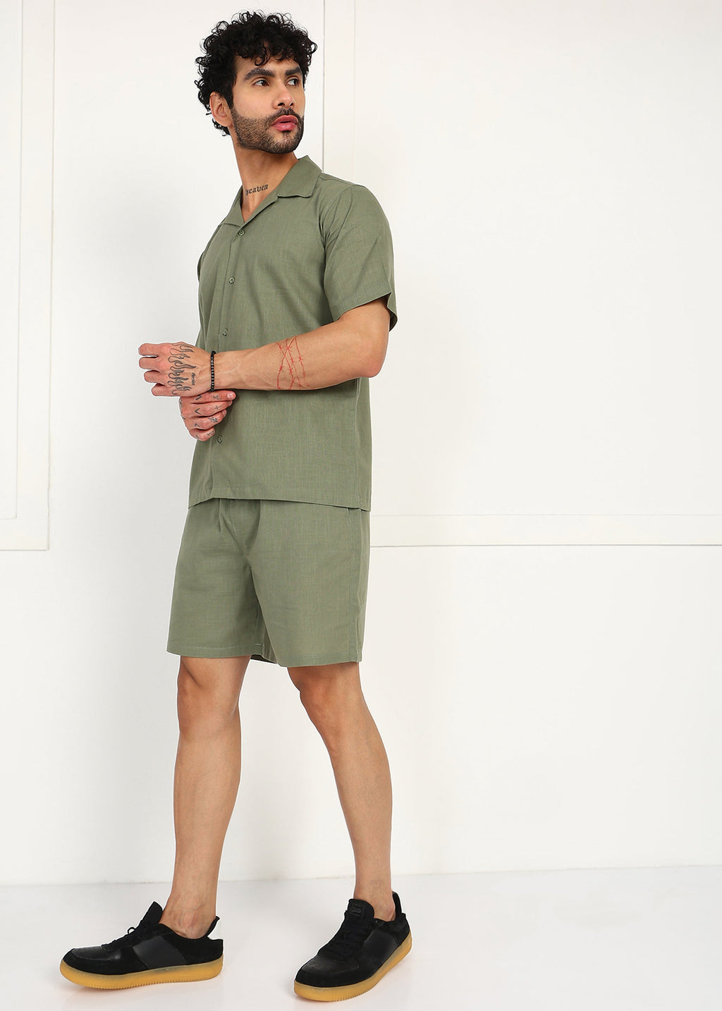 Fabmade Grove Ease Linen Co-Ord Set | Grocsy
