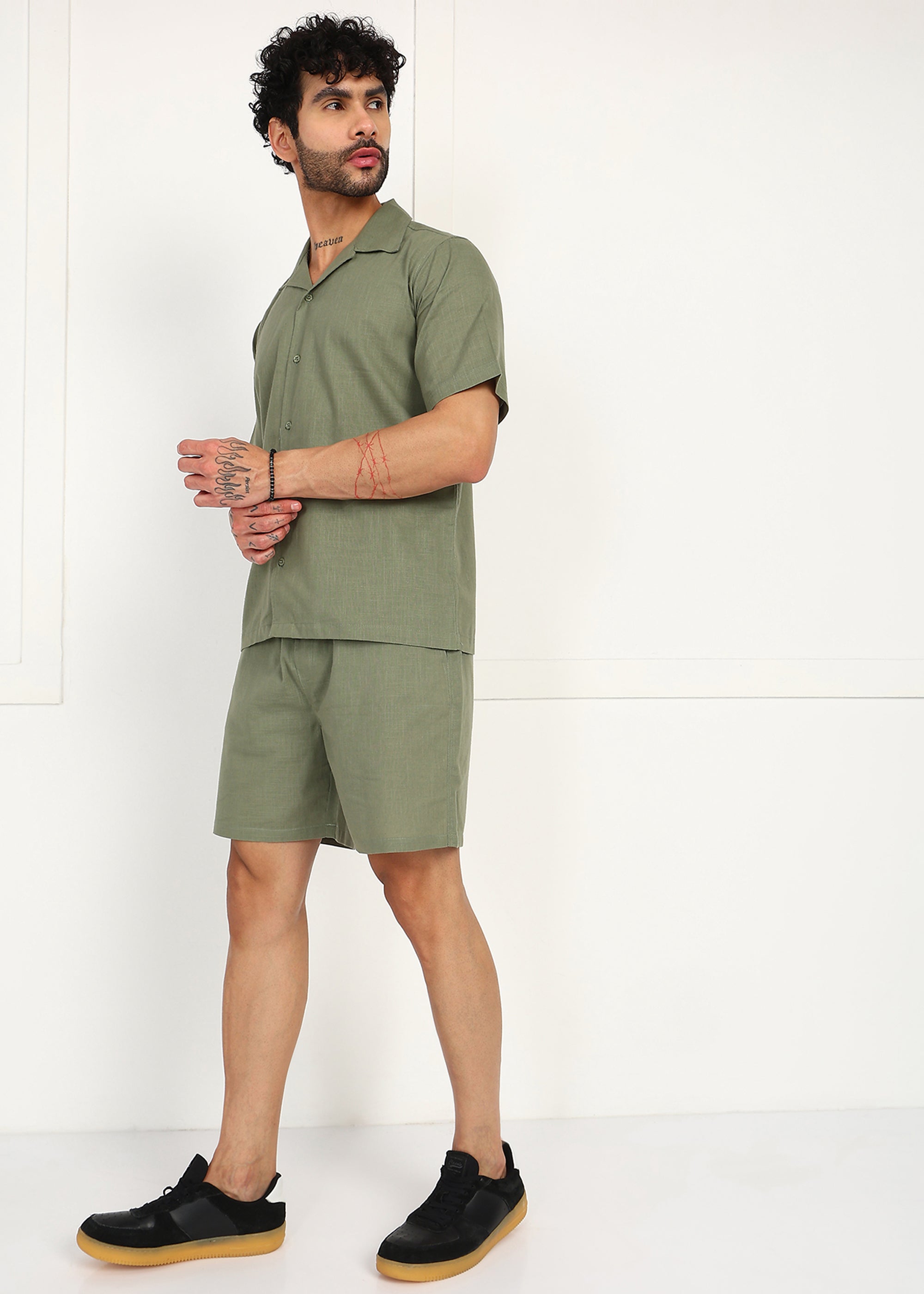 Fabmade Grove Ease Linen Co-Ord Set | Grocsy