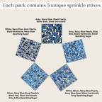 Confect Black, Blue & White | (04) Father's Day Sprinkles | Grocsy