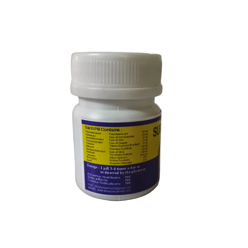 Sri Surya Ayurveda Suryamitra Pills | Grocsy