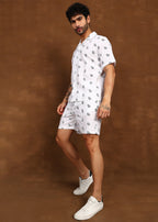 Fabmade Leaf Whisper Linen Co-Ord Set | Grocsy