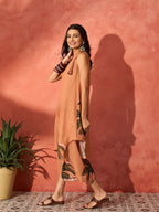 InWeave Faun Kurta Short Palazzo Set | Grocsy