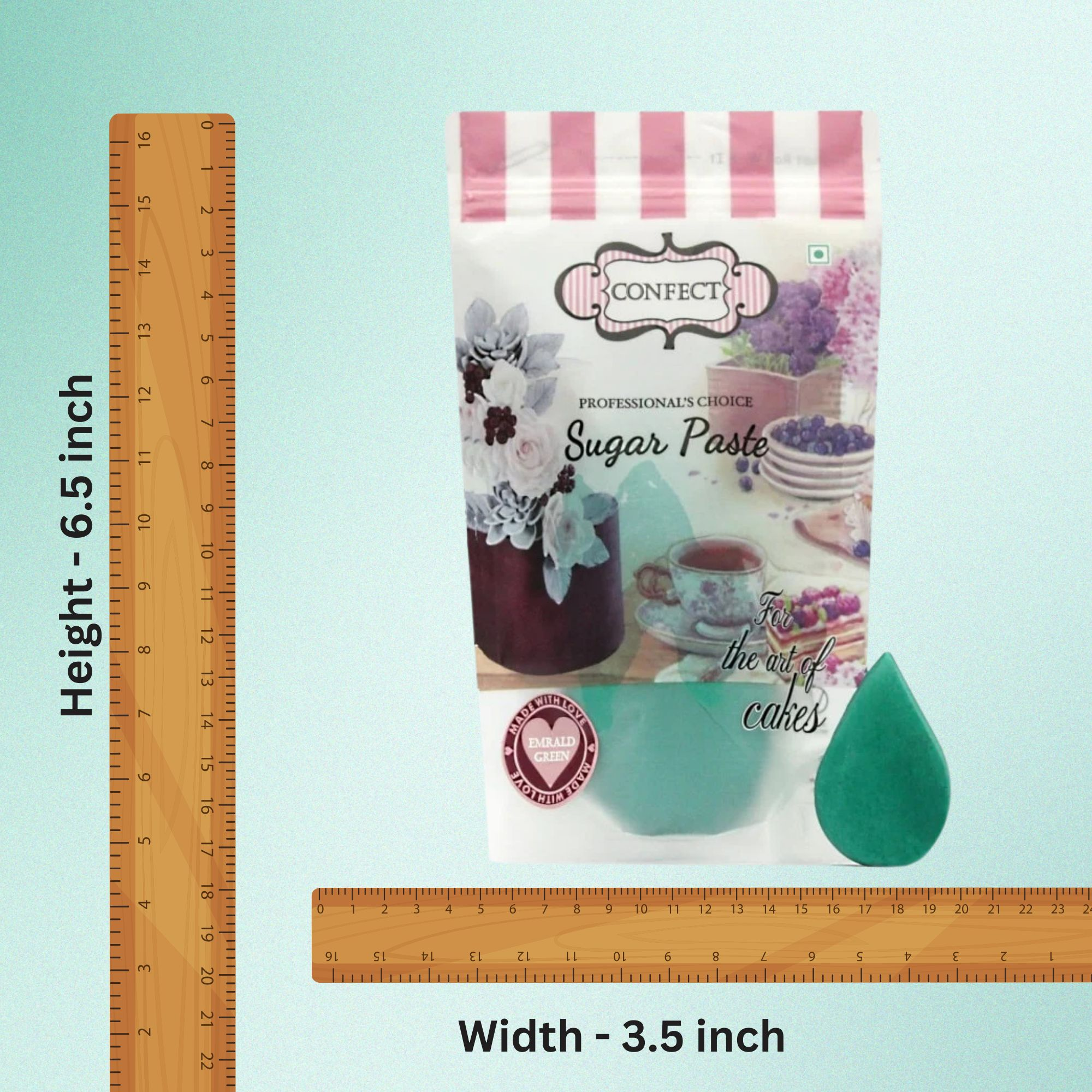 Confect Emerald Green Fondant | Edible Sugarpaste | Grocsy