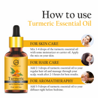 Nuerma Science Pure Turmeric Essential Oil For Skin Care & Hair Care | Grocsy