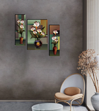 Tehzeeb Creations Set Of 3 Digital Wall Painting | Grocsy