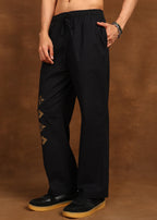 Fabmade Noir Bloom Trousers | Grocsy