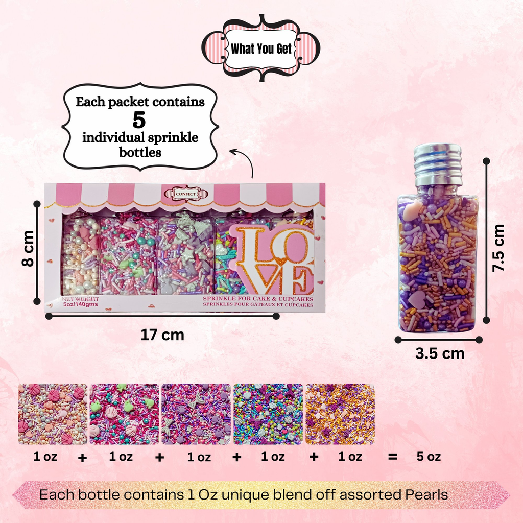 Confect Under the Sea Sprinkles for Decorations 03 | Grocsy