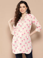 Ahalyaa Floral Printed Tunic | Grocsy