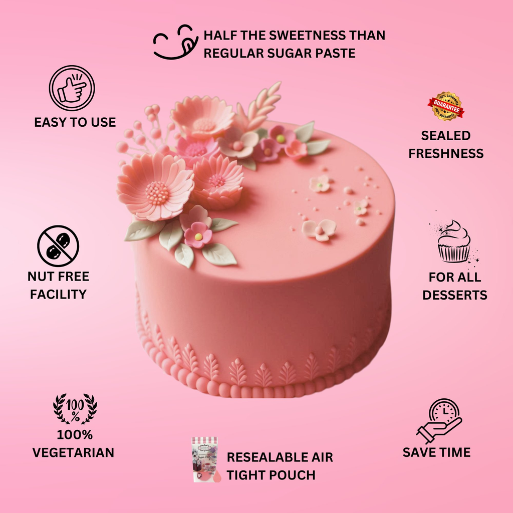 Confect Old Rose Fondant | Edible Sugarpaste | Grocsy