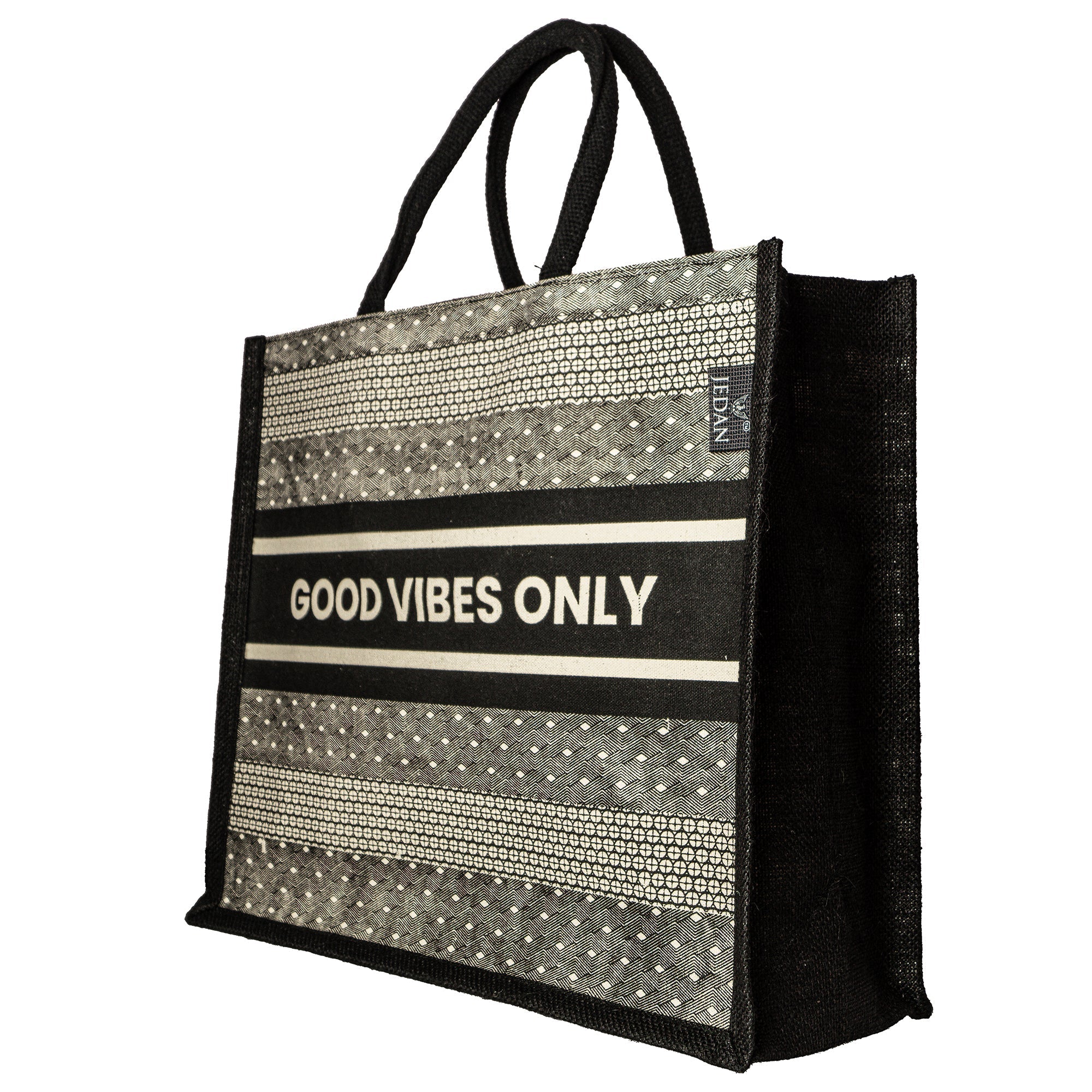 MiDazzle Shopping Bag (Good Vibes Only) JdCSB1106 | Grocsy