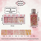 Confect Valentine Sprinkles | 18 Edible Decoration for Baking & Dessert | Grocsy