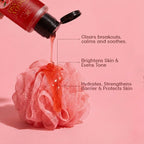 Velleja Exfoliating Body Wash with Salicylic Acid for Body Acne & Rough Bumpy Skin | Reduce Strawberry Legs | Grocsy