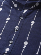 Fabmade Men Printed Straight Kurta With Pyjama | Grocsy