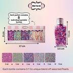 Confect Rainbow Magic Sprinkles | (02) Mix Colourful Sprinkles | Grocsy