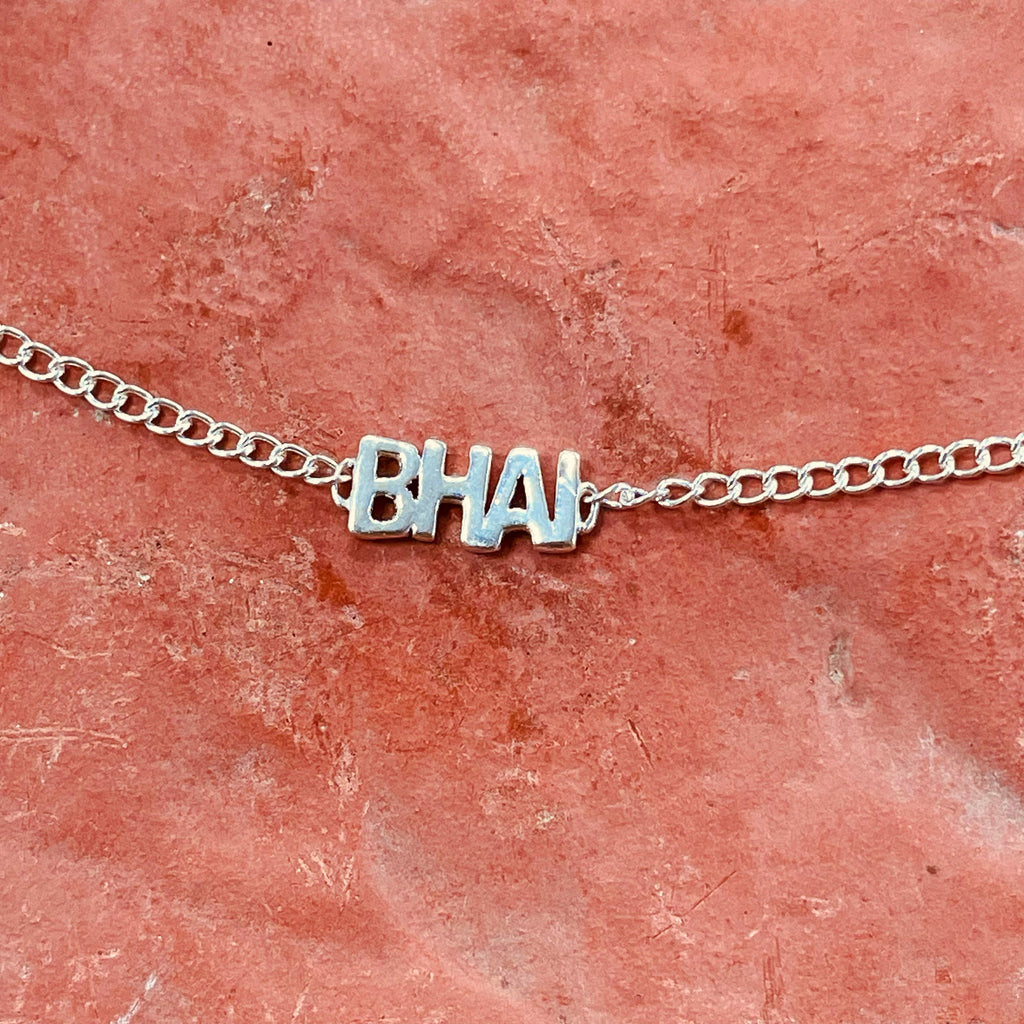 trueBrowns 925 Sterling Silver Bhai Silver Chain Rakhi | Grocsy