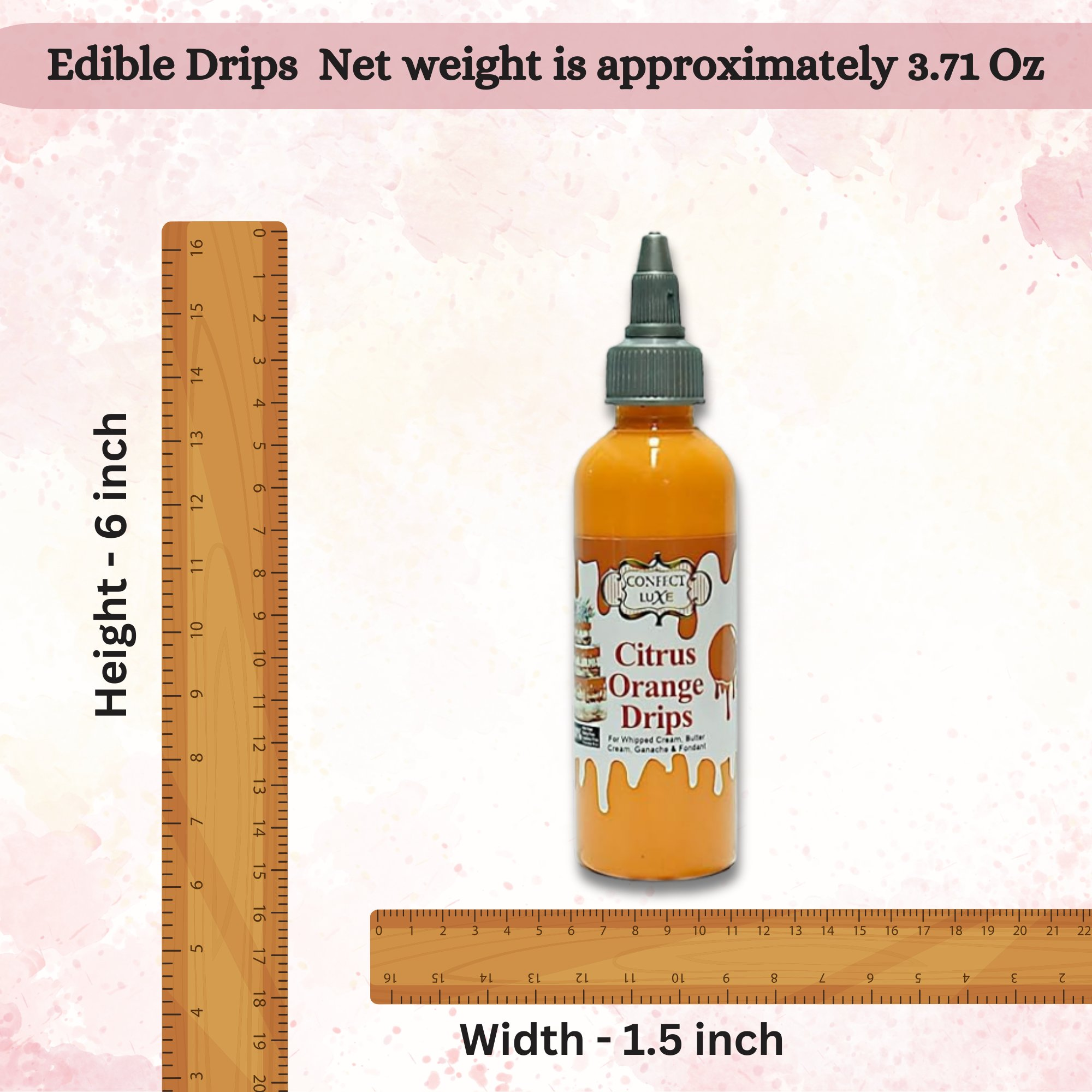 Confect Citrus Orange | Edible Drips | Grocsy