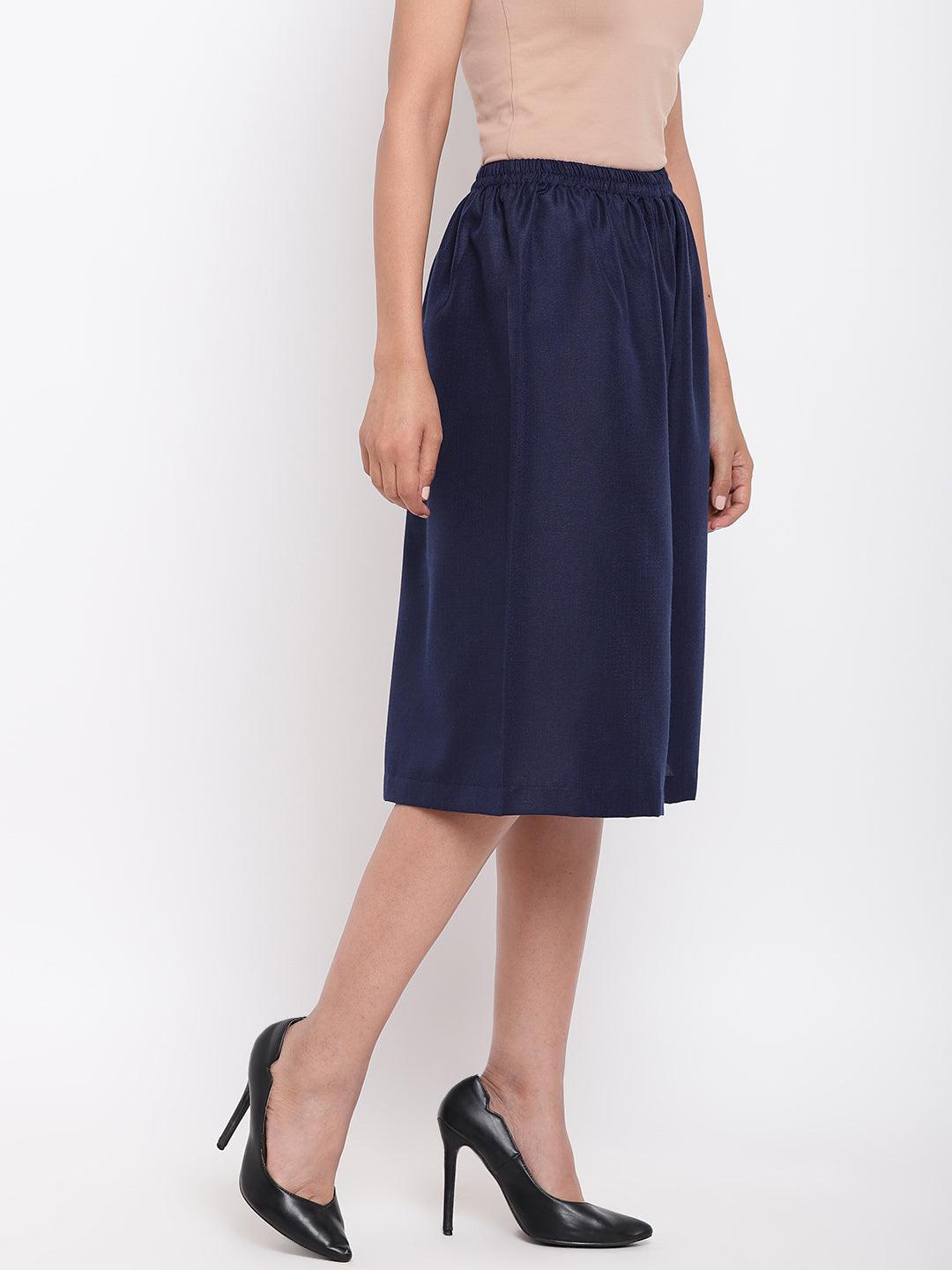 trueBrowns Linen Cotton Blue Pant | Grocsy