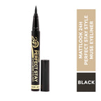Matt Look Perfect Stay Style Muse Eyeliner 24 Hours - Jet Black | Grocsy