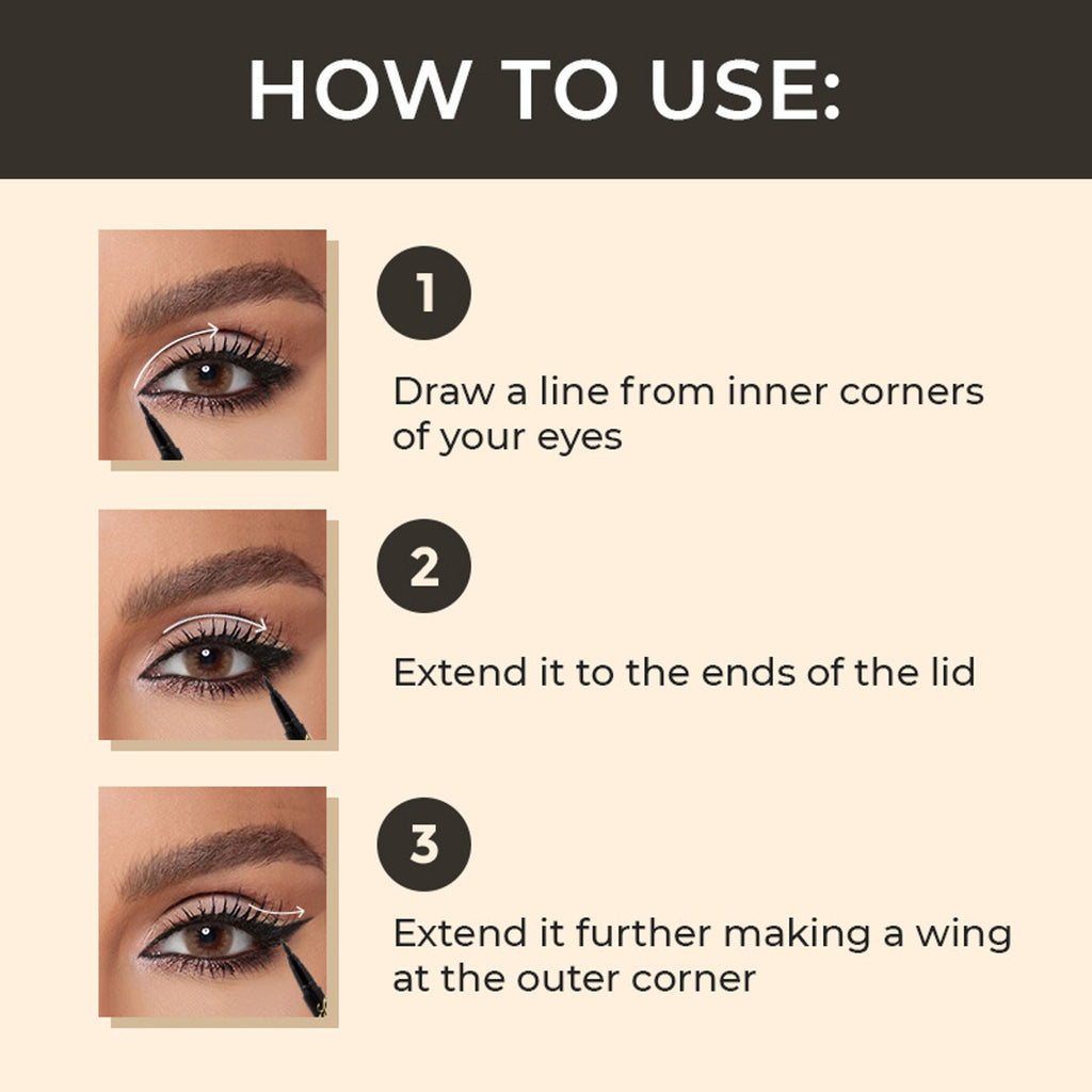 Matt Look Perfect Stay Style Muse Eyeliner 24 Hours - Jet Black | Grocsy