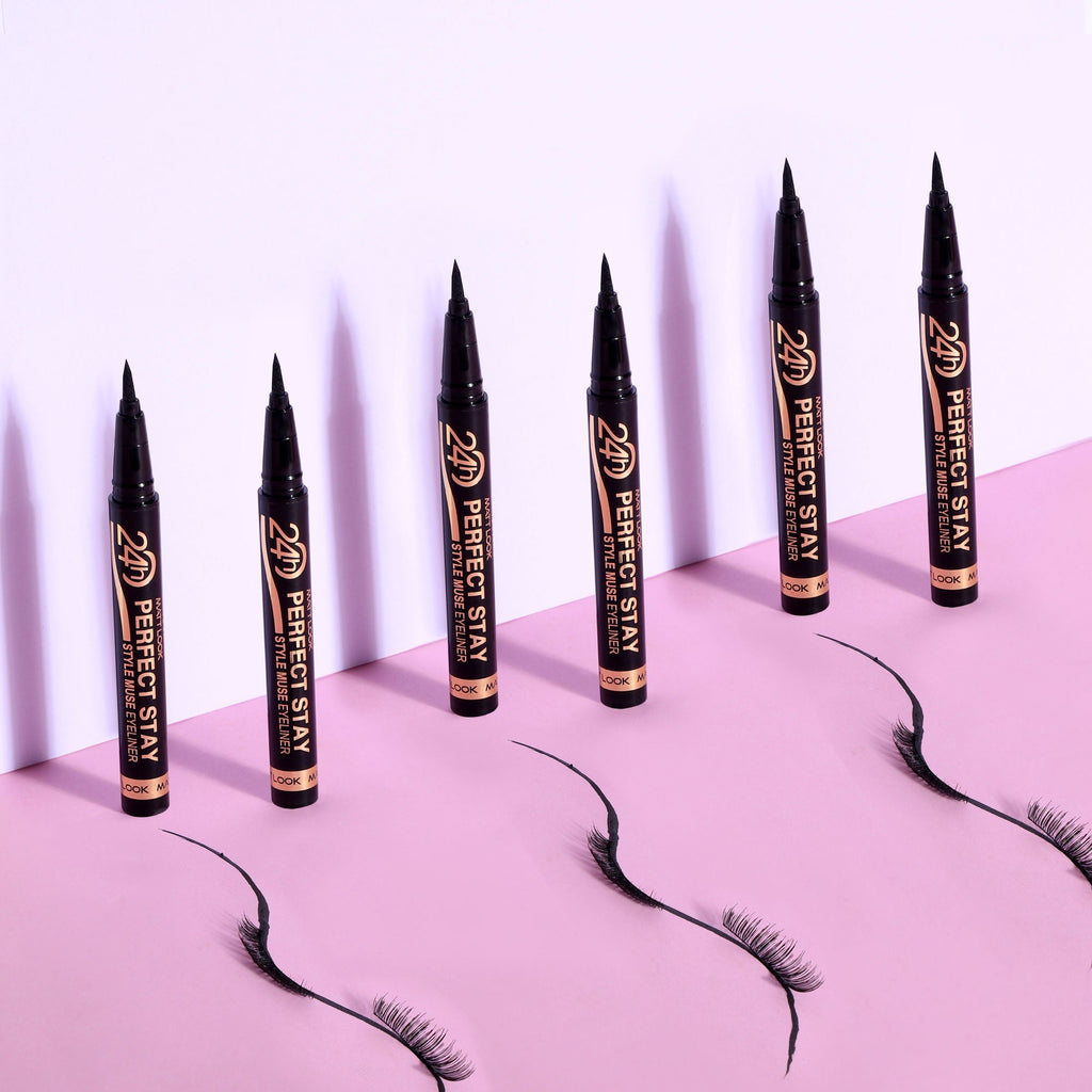 Matt Look Perfect Stay Style Muse Eyeliner 24 Hours - Jet Black | Grocsy