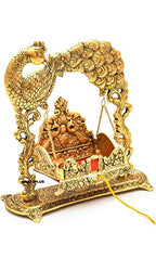 Labhcart Metal Laddu Gopal Jhula Palna for Laddu Gopal Ji | Grocsy