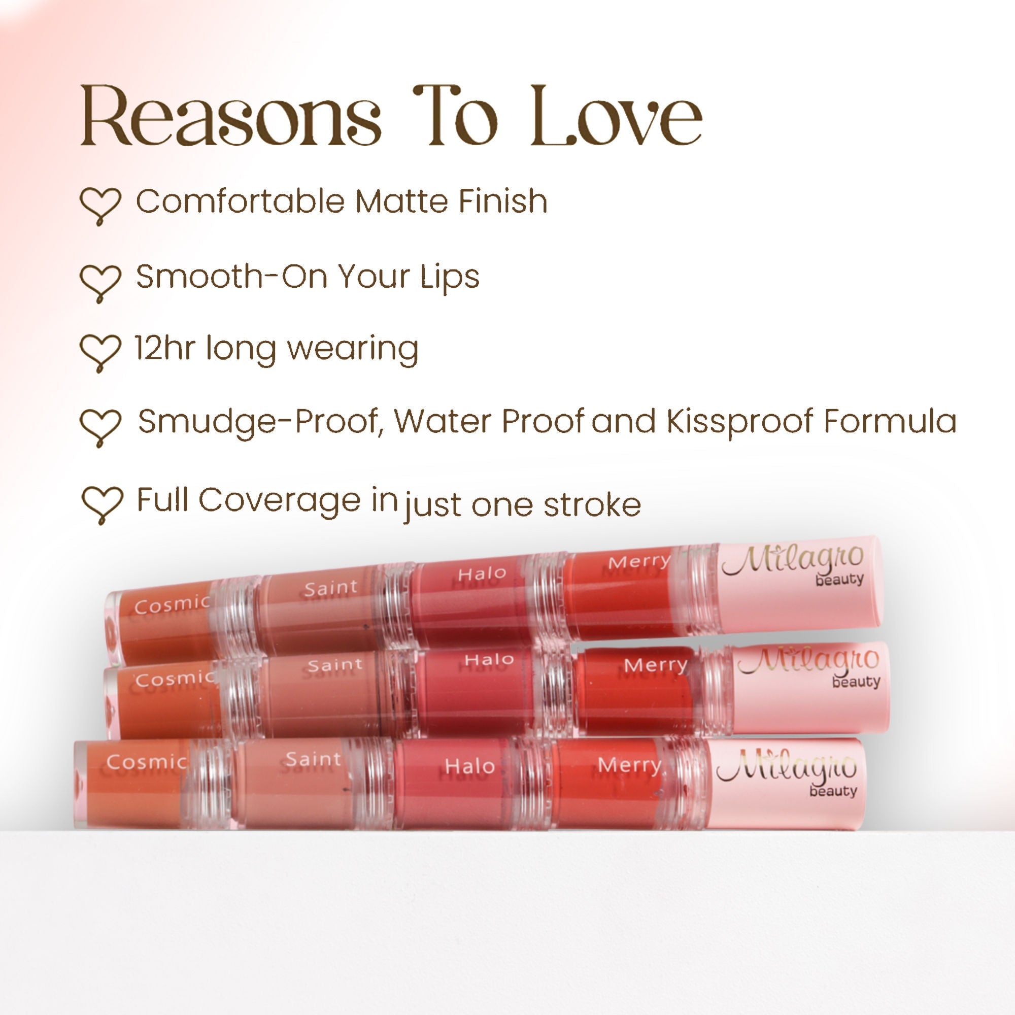 Milagro Beauty Quad Squad 3.0 Lipstick | Grocsy