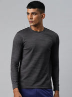Alcis Men Typography Printed Dry Tech Slim Fit Sports T-shirt | Grocsy