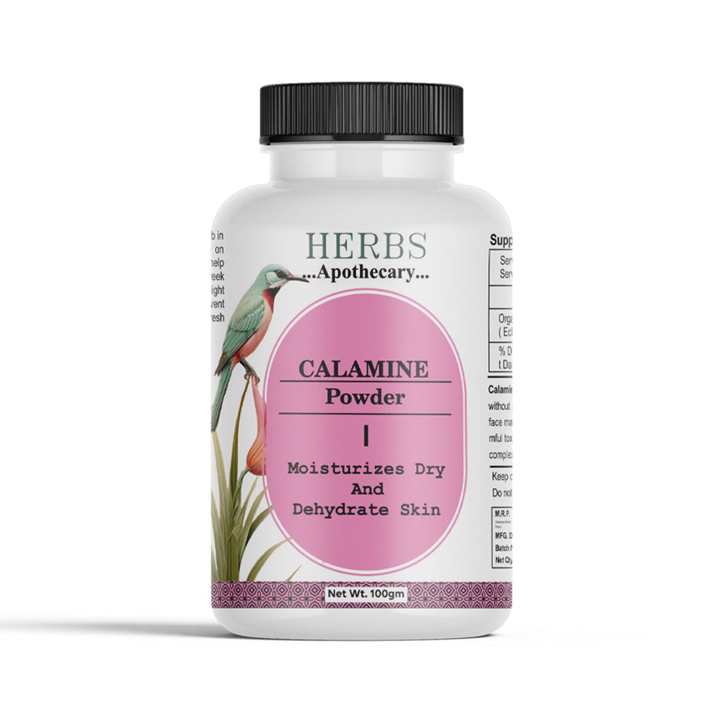 Zenvista Herbs Apothecary Calamine Powder For Moisturize Dry And Dehydrate Skin | Grocsy