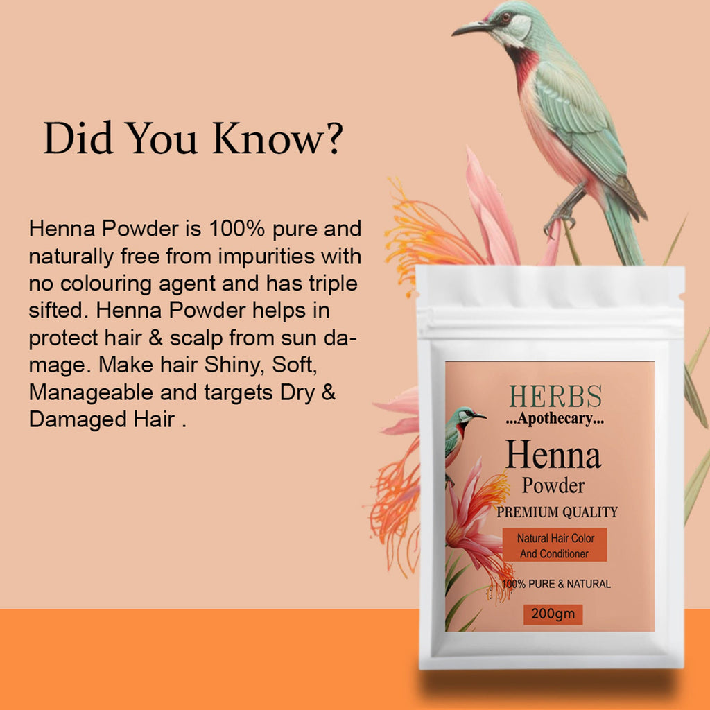 Zenvista Herbs Apothecary Henna Powder For Natural Hair Color & Conditioner | Grocsy