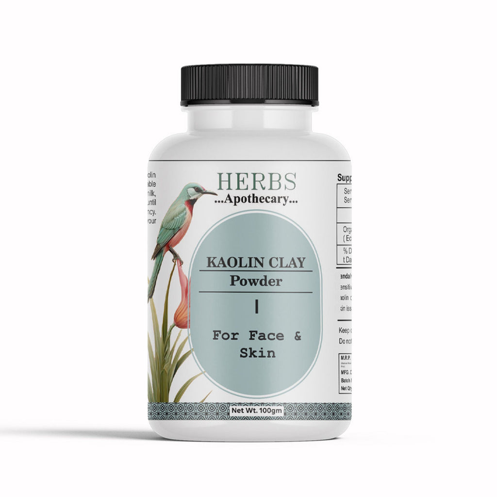 Zenvista Herbs Apothecary Kaolin Clay Powder For Face And Skins | Grocsy