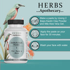 Zenvista Herbs Apothecary Kaolin Clay Powder For Face And Skins | Grocsy