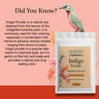 Zenvista Herbs Apothecary Indigo Powder For Natural Hair And Beard Dyes | Grocsy