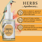 Zenvista Herbs Apothecary Apricot Oil For Skin Care And Hair Care | Grocsy