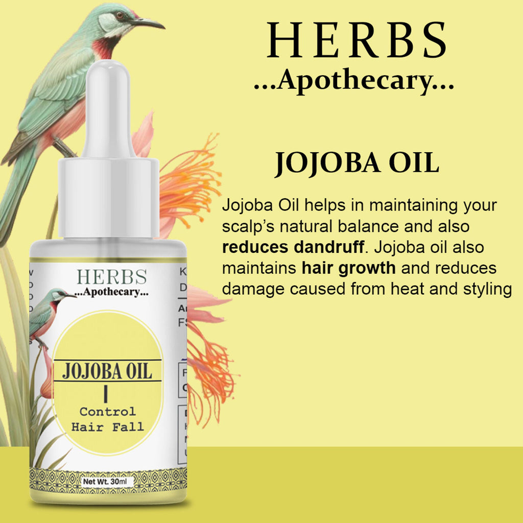 Zenvista Herbs Apothecary Jojoba Oil For Control Hair Fall | Grocsy
