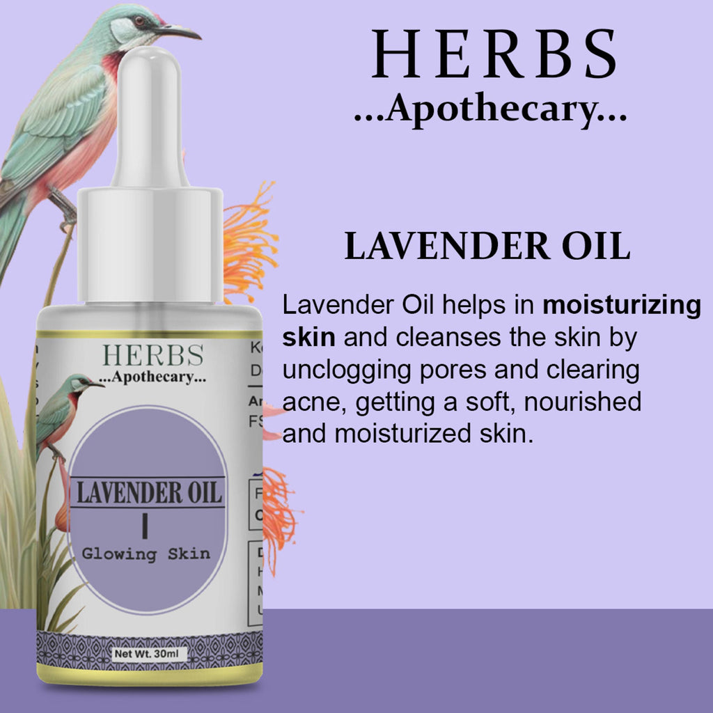Zenvista Herbs Apothecary Lavender Oil For Glowing Skin | Grocsy