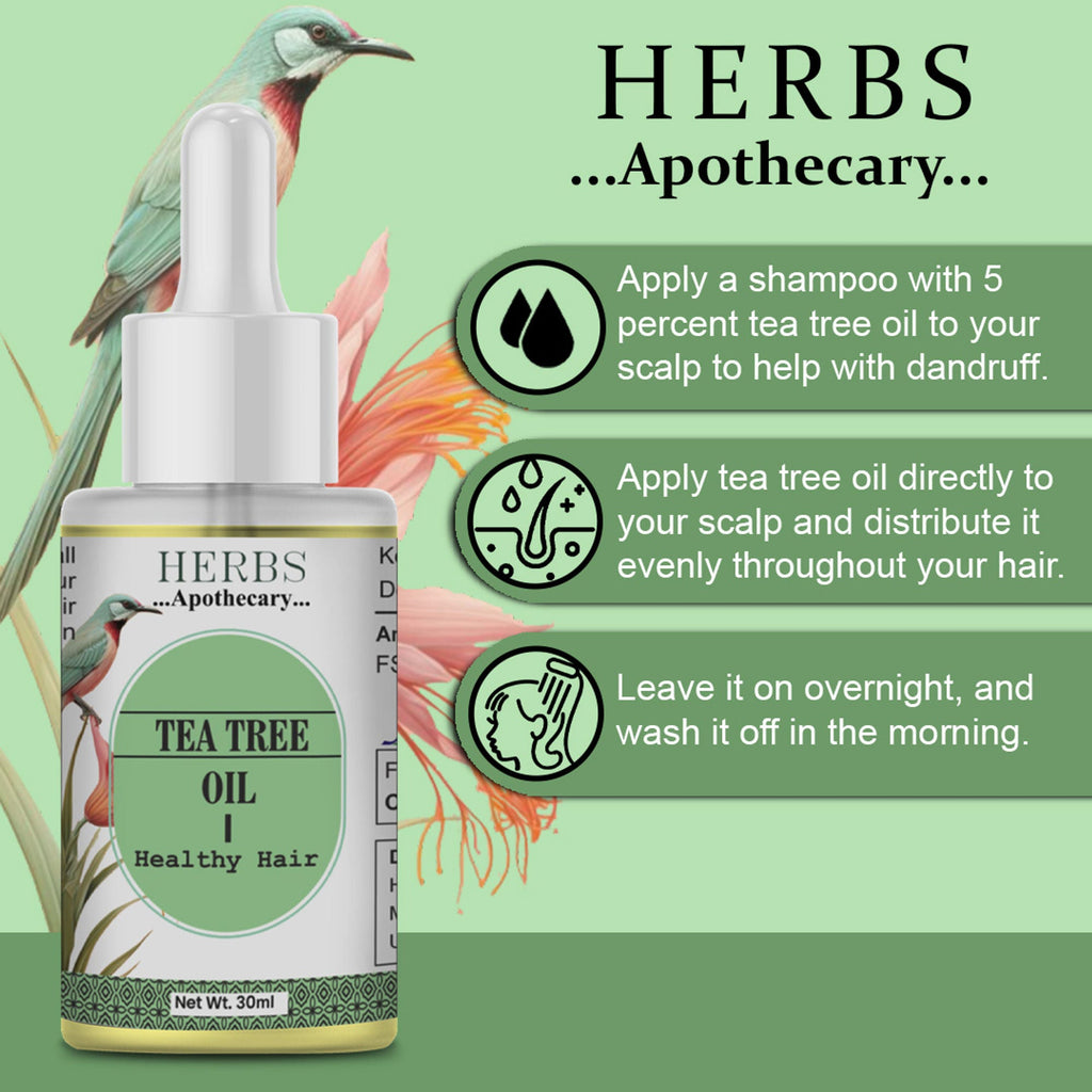 Zenvista Herbs Apothecary Tea Tree Oil For Hair | Grocsy