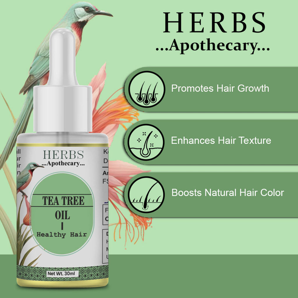 Zenvista Herbs Apothecary Tea Tree Oil For Hair | Grocsy