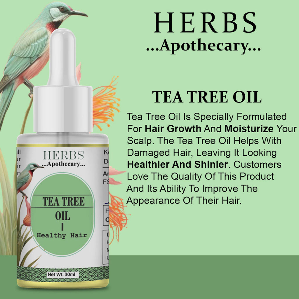 Zenvista Herbs Apothecary Tea Tree Oil For Hair | Grocsy