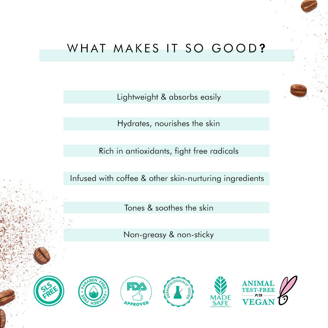 mCaffeine Raw Coffee Face Serum | Grocsy