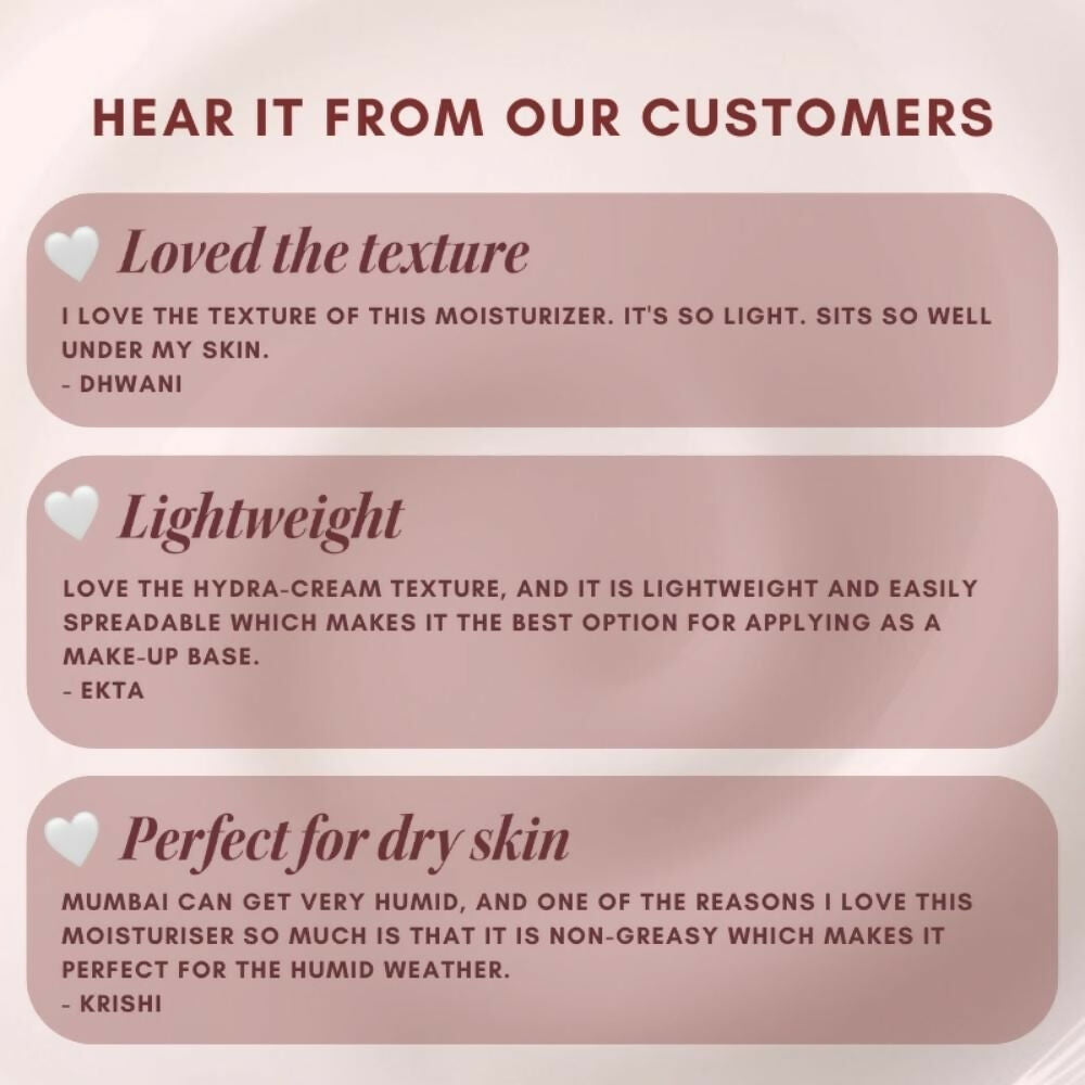 The Skin Diet Company Beetroot Moisturiser Lightweight, Non-Greasy - Dry/Oily Skin + Hyaluronic Acid | Grocsy