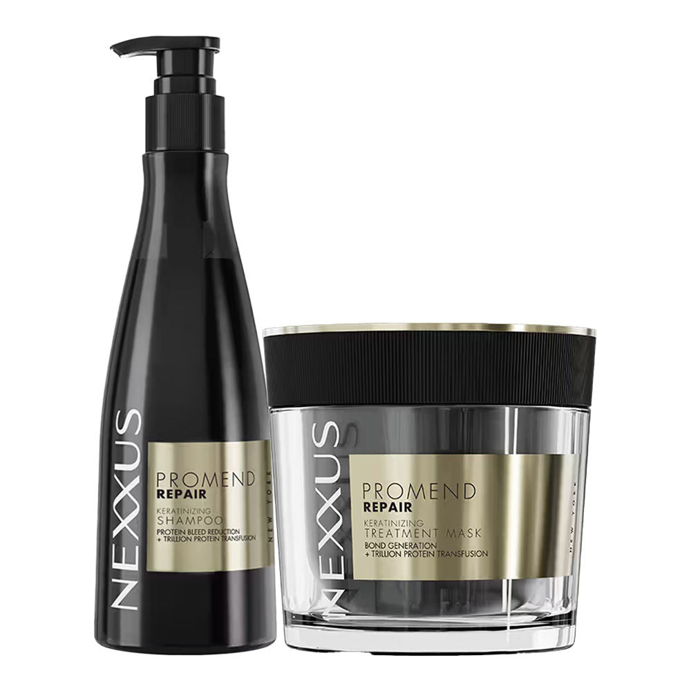 Nexxus Promend Repair Keratinizing Shampoo & Treatment Mask Combo | Grocsy