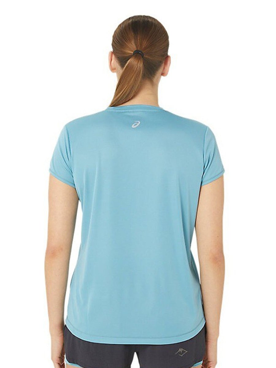 ASICS Fujitrail Logo SS Round Neck T-Shirt | Grocsy