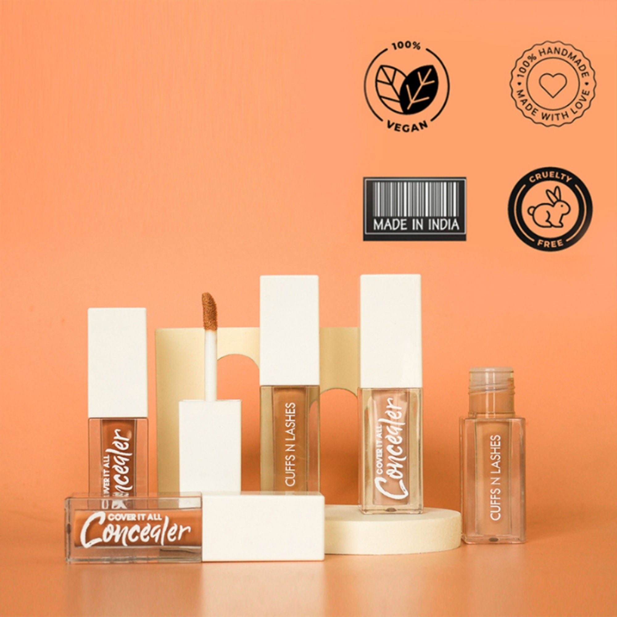 CUFFS N LASHES Cover It All Liquid Concealer - 02 Banana | Grocsy