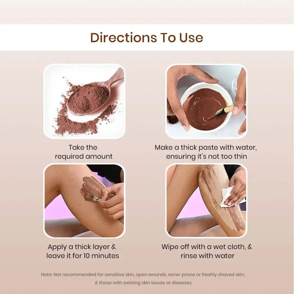 The Wellness Shop Chocolate Hair Removal Powder | Grocsy