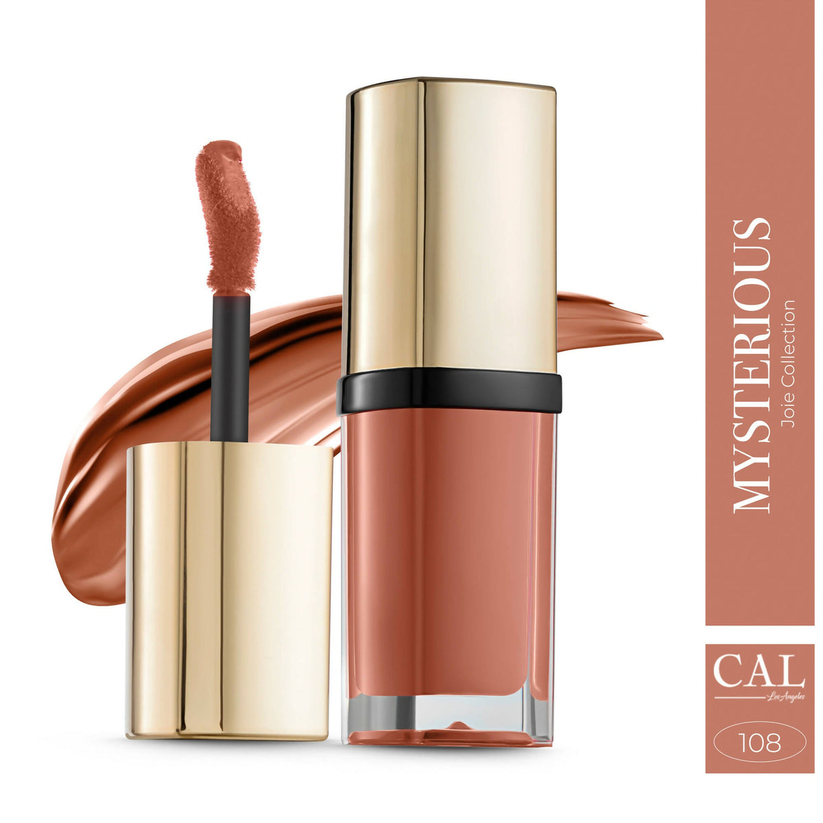 CAL Los Angeles Joie Collection Liquid Matte Bold Pink Lipstick - Mysterious 108 | Grocsy